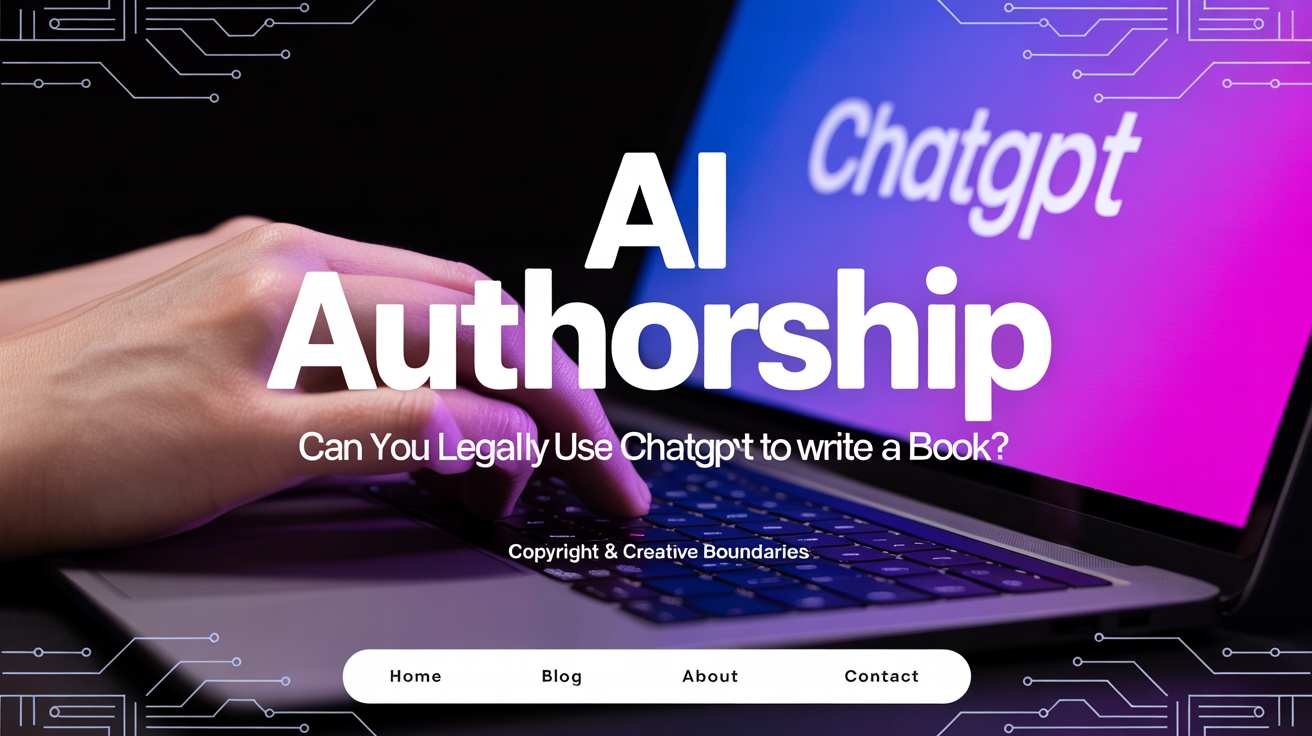 Can you legally use ChatGPT to write a book?