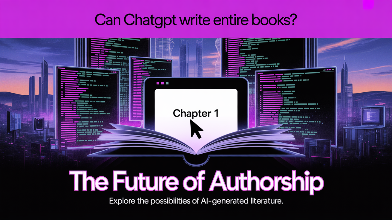 Can ChatGPT write entire books?