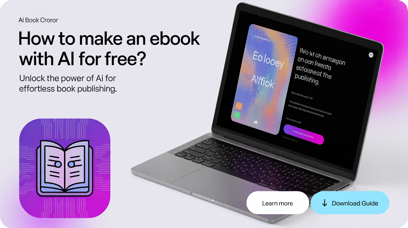 How to make an eBook with AI for free?