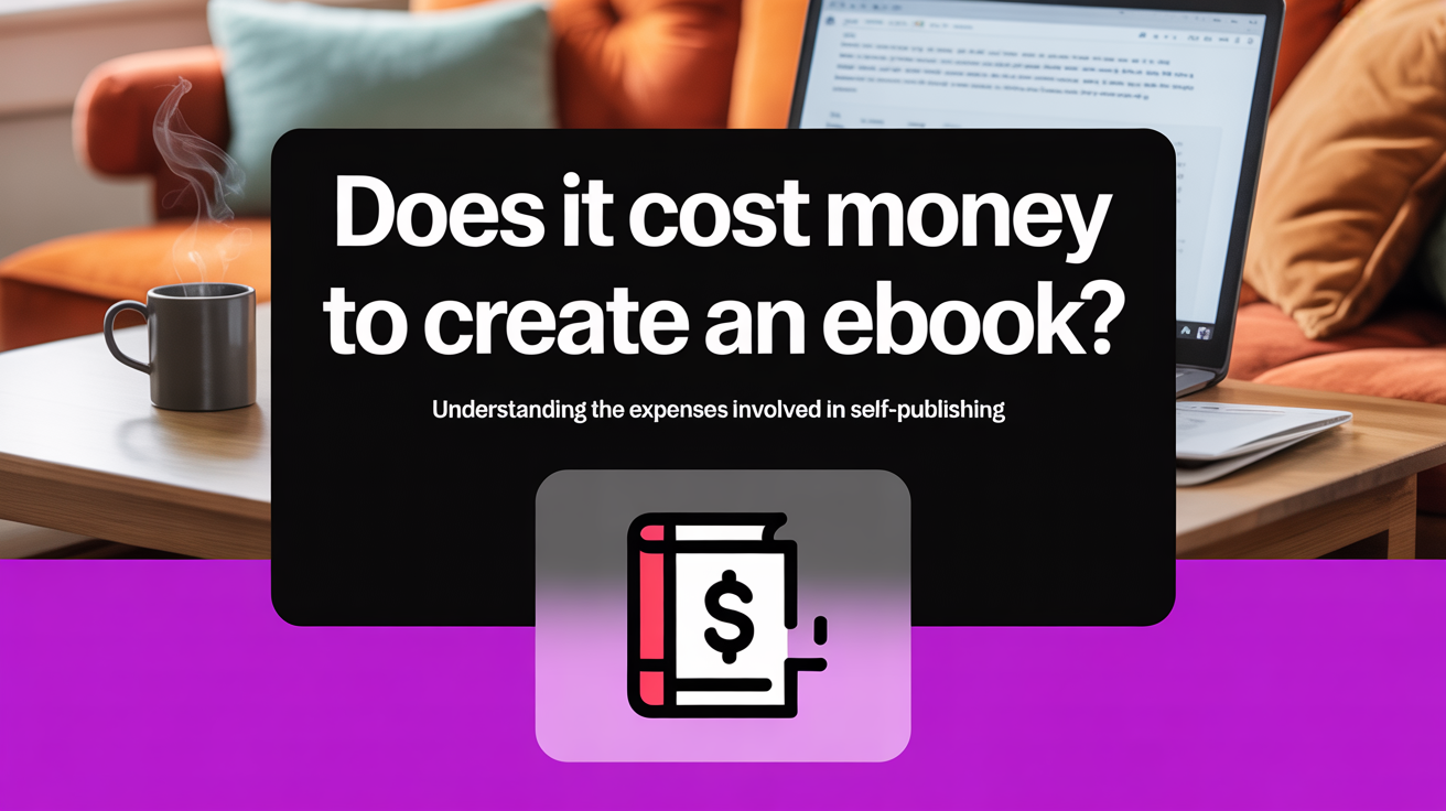 Does it cost money to create an eBook?