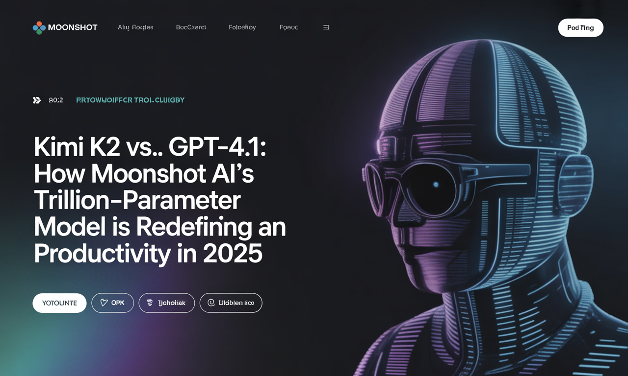 Kimi K2 vs. GPT-4.1: How Moonshot AI’s Trillion-Parameter Model Is Redefining Coding and Productivity in 2025