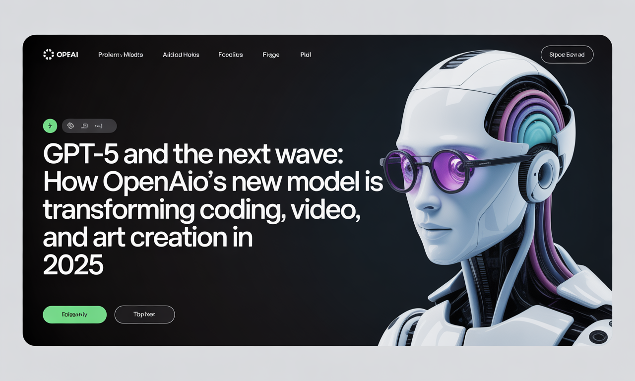 GPT-5 and the Next Wave: How OpenAI’s New Model Is Transforming Coding, Video, and Art Creation in 2025