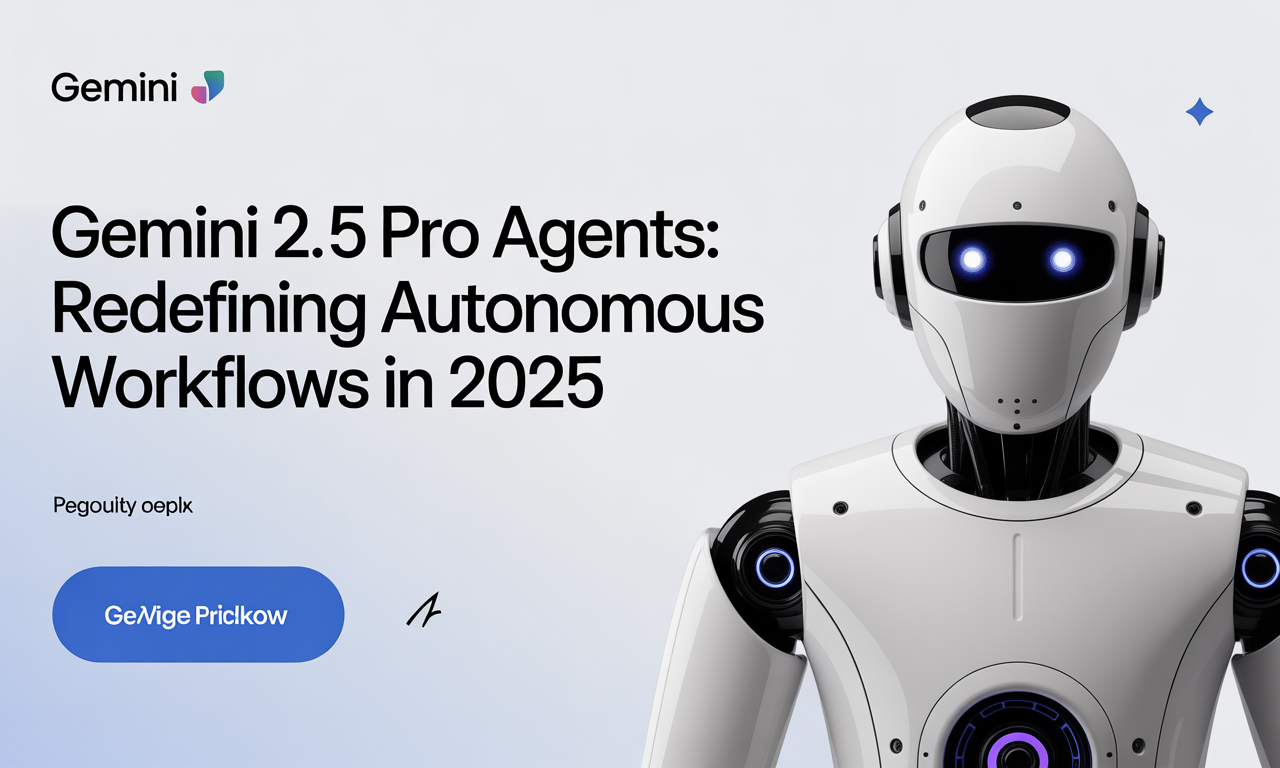 Gemini 2.5 Pro Agents: Redefining Autonomous Workflows in 2025