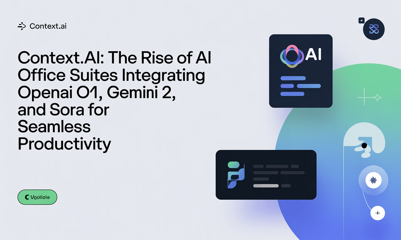 Context.ai: The Rise of AI Office Suites Integrating OpenAI o1, Gemini 2, and Sora for Seamless Productivity