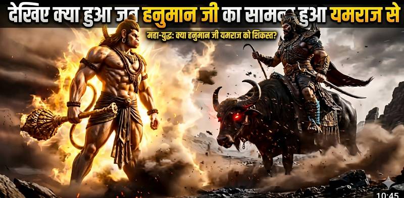 महा युद्ध हनुमान जी और यमराज मे #Viral #trend