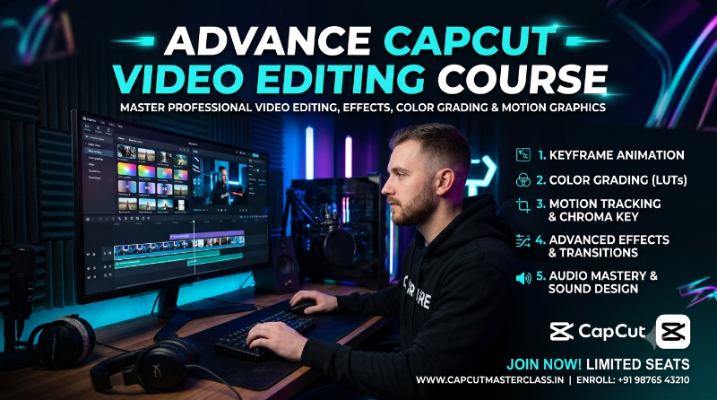 CapCut Video Editing advance course.