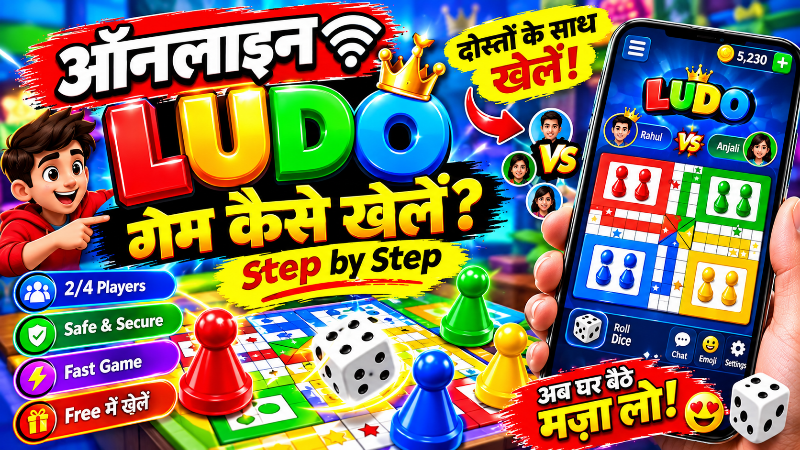Online ludo game kaise khele.