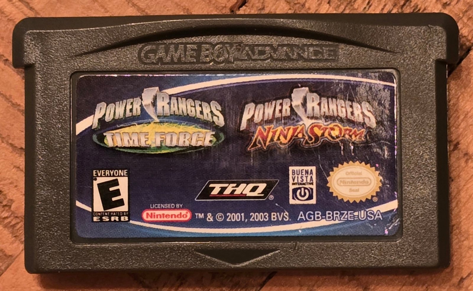 Power Rangers: Time Force / Power Rangers: Ninja Storm — Game Boy Advance (2005)