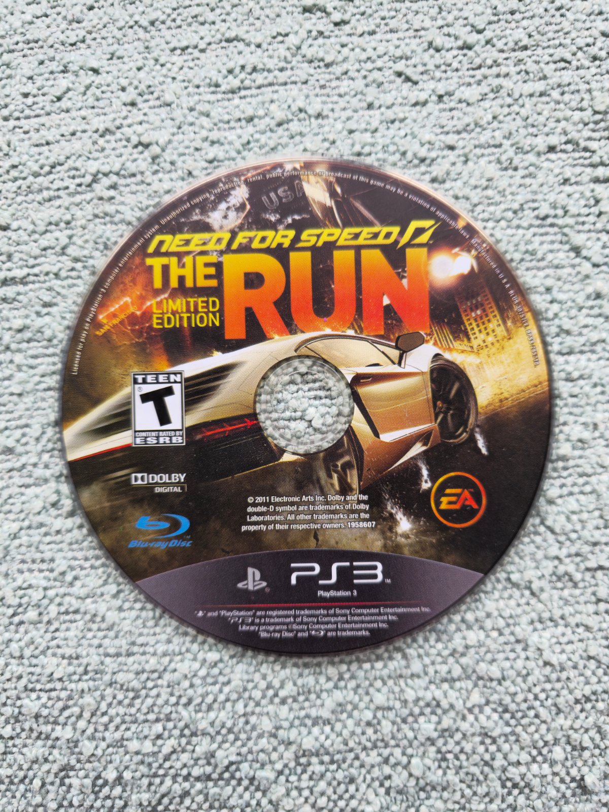 Need for Speed: The Run — PlayStation 3 (2011)
