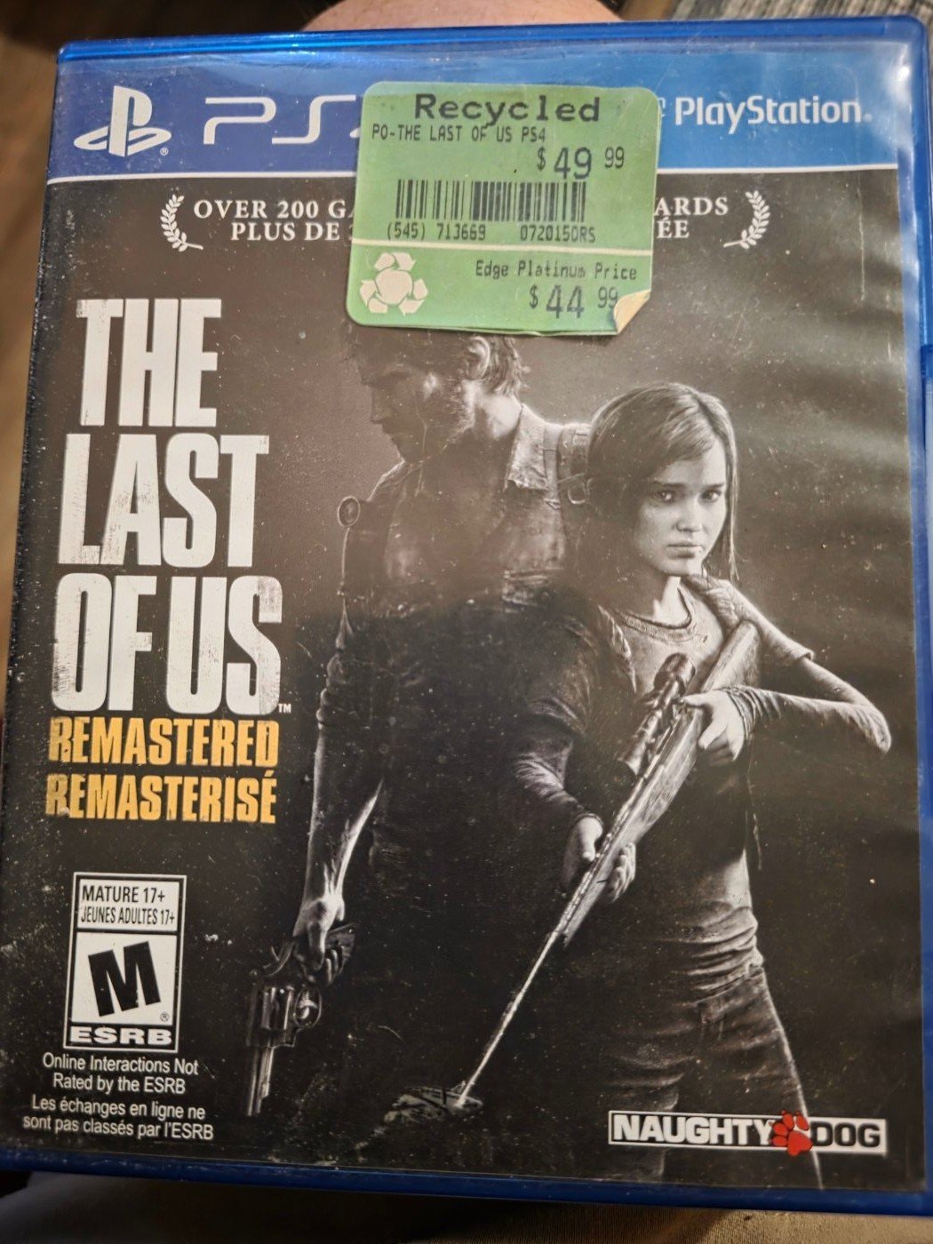 The Last of Us Remastered — PlayStation 4 (2014)
