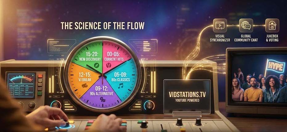 The Science of the Flow: How Clockwheels  Can Power Music Video Stations