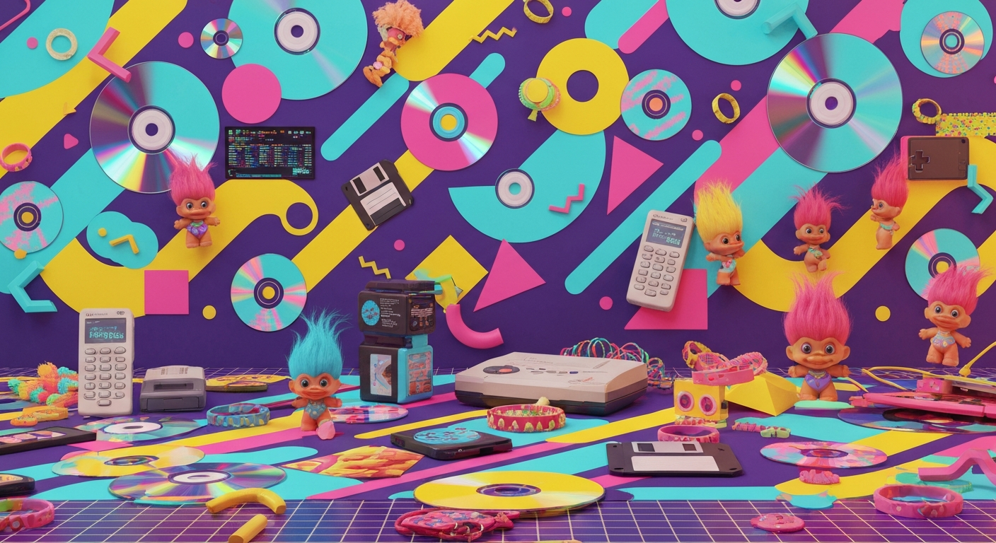 The 90s station artwork