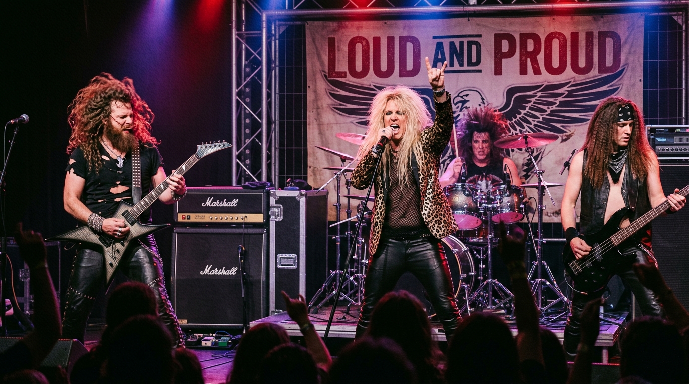 LOUD and PROUD, the 80's rock channel ! station profile