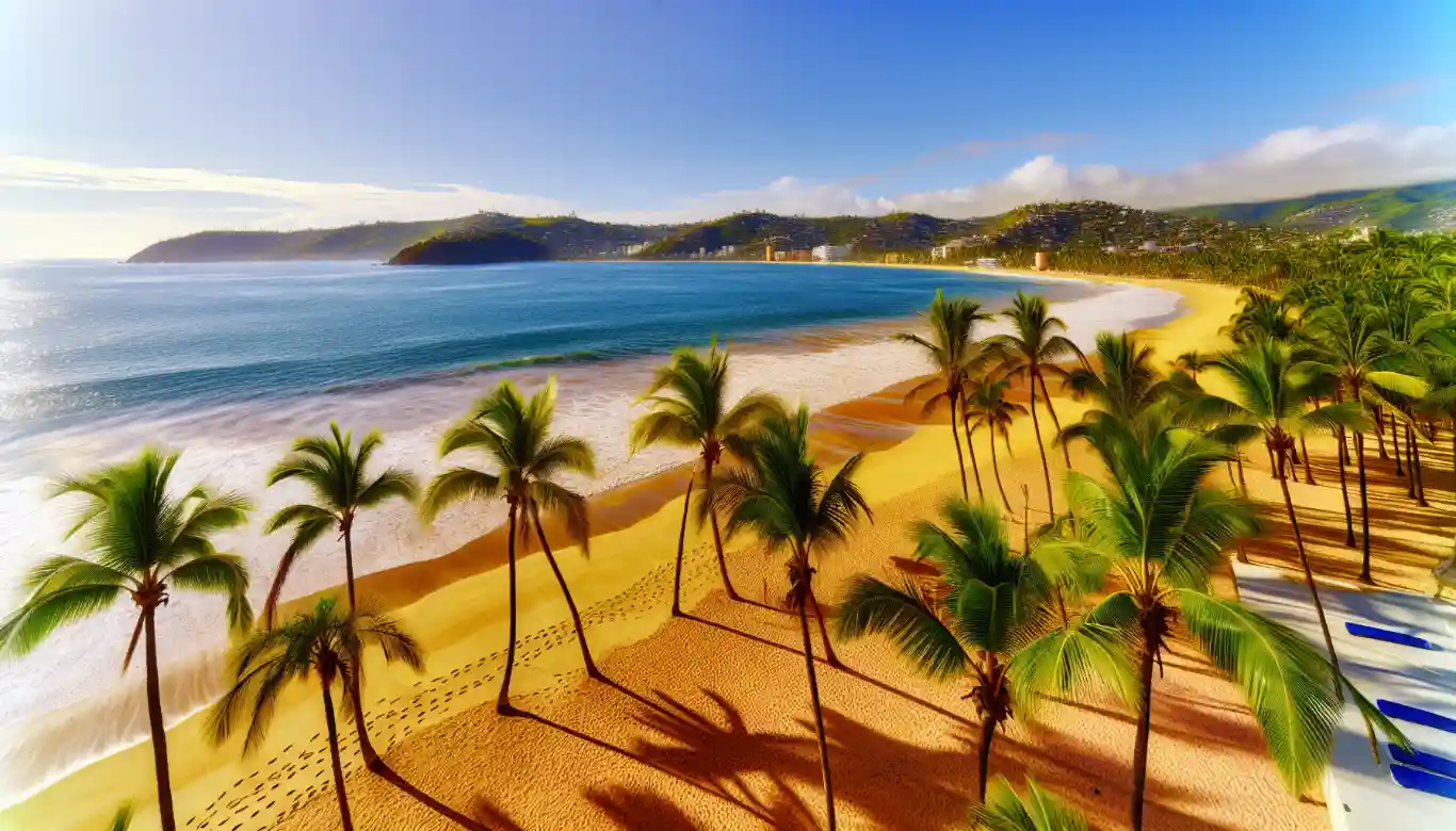 Acapulco beach and coastline