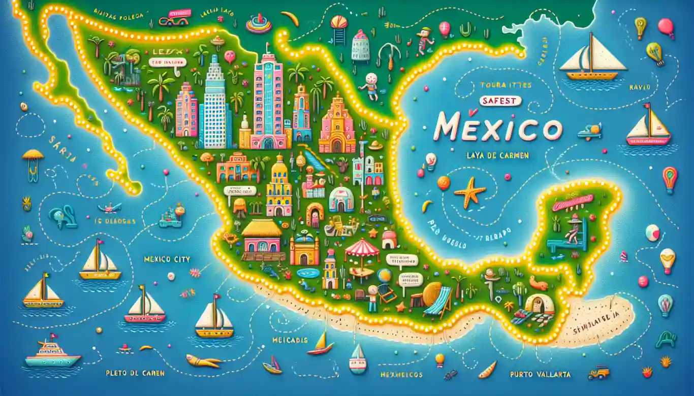 A joyful map of Mexico