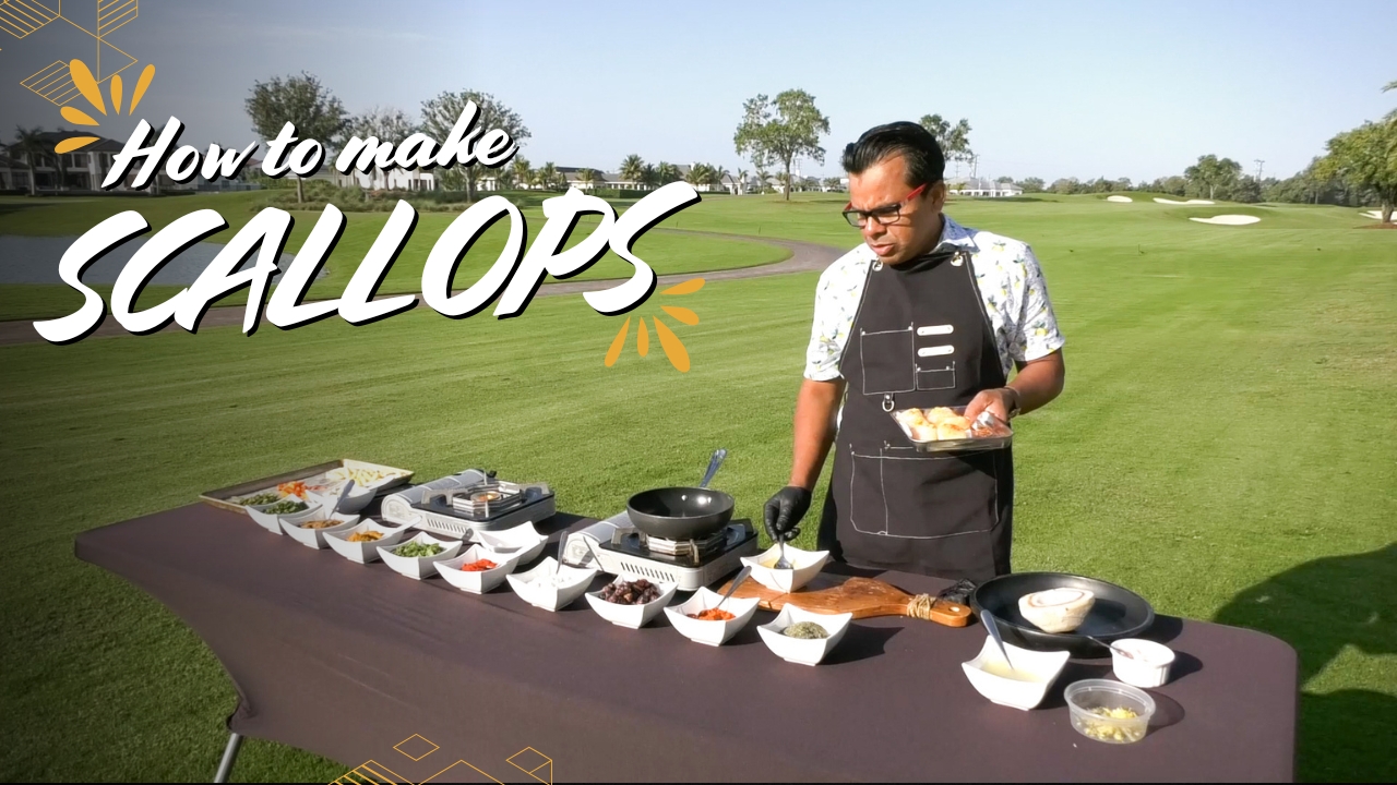 MAKING SCALLOPS AT GOLF