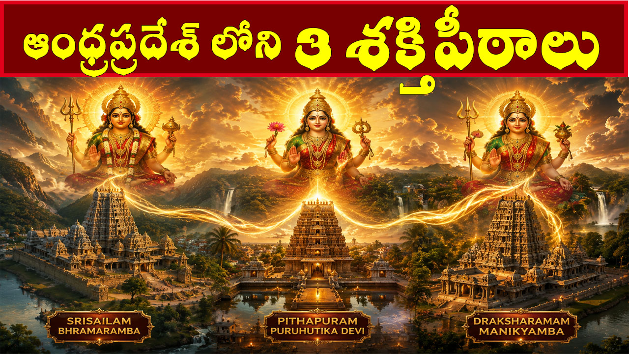 ఆంధ్రప్రదేశ్‌లోని శక్తిపీఠాలు పూర్తి చరిత్ర  | Complete History & Divine Miracles, how to reach, AP shaktipeethas 