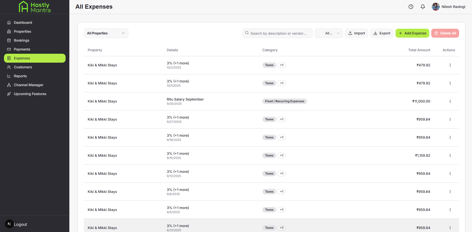 Smart Expense Tracking