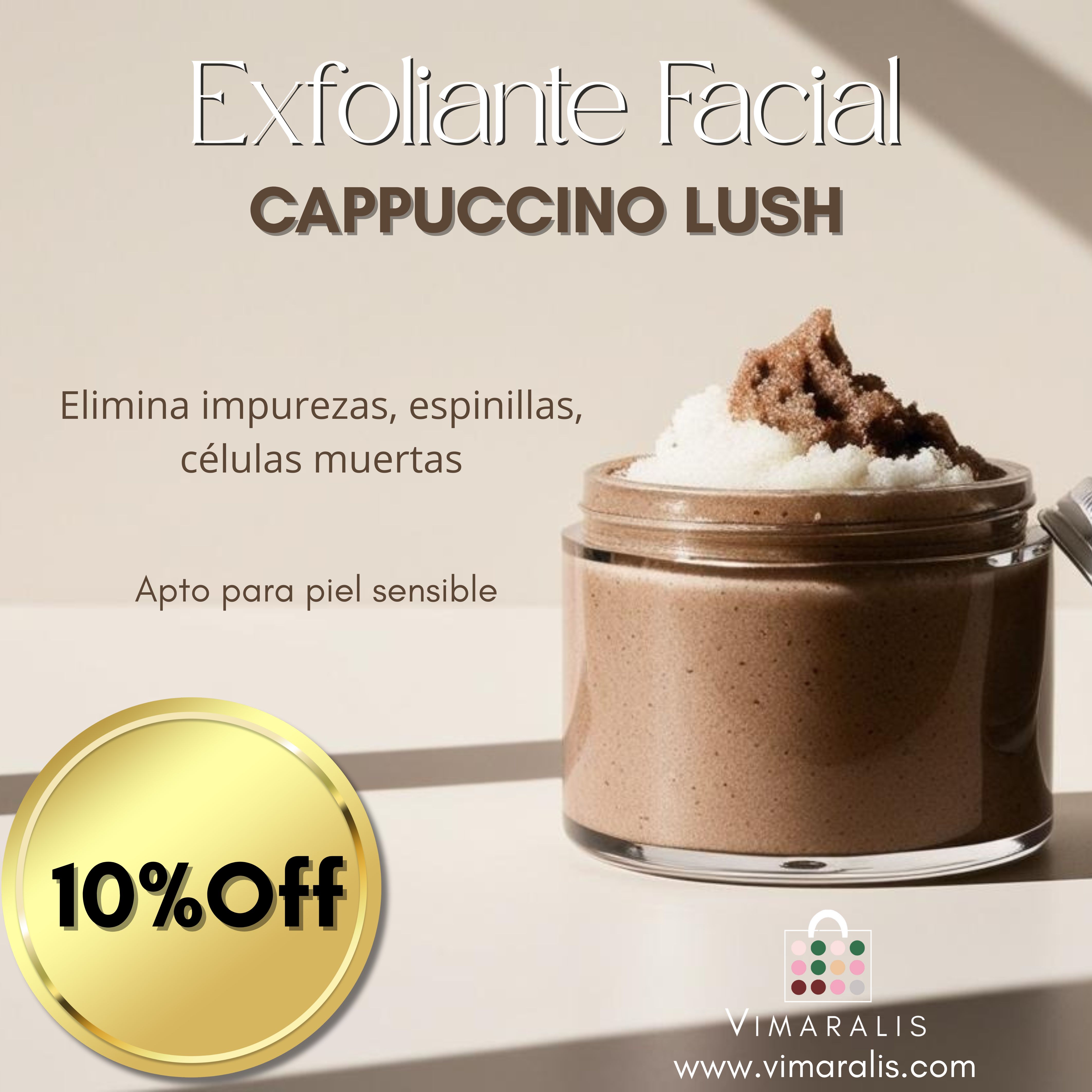 Exfoliante Facial Cappuccino Lush — Vimaralis