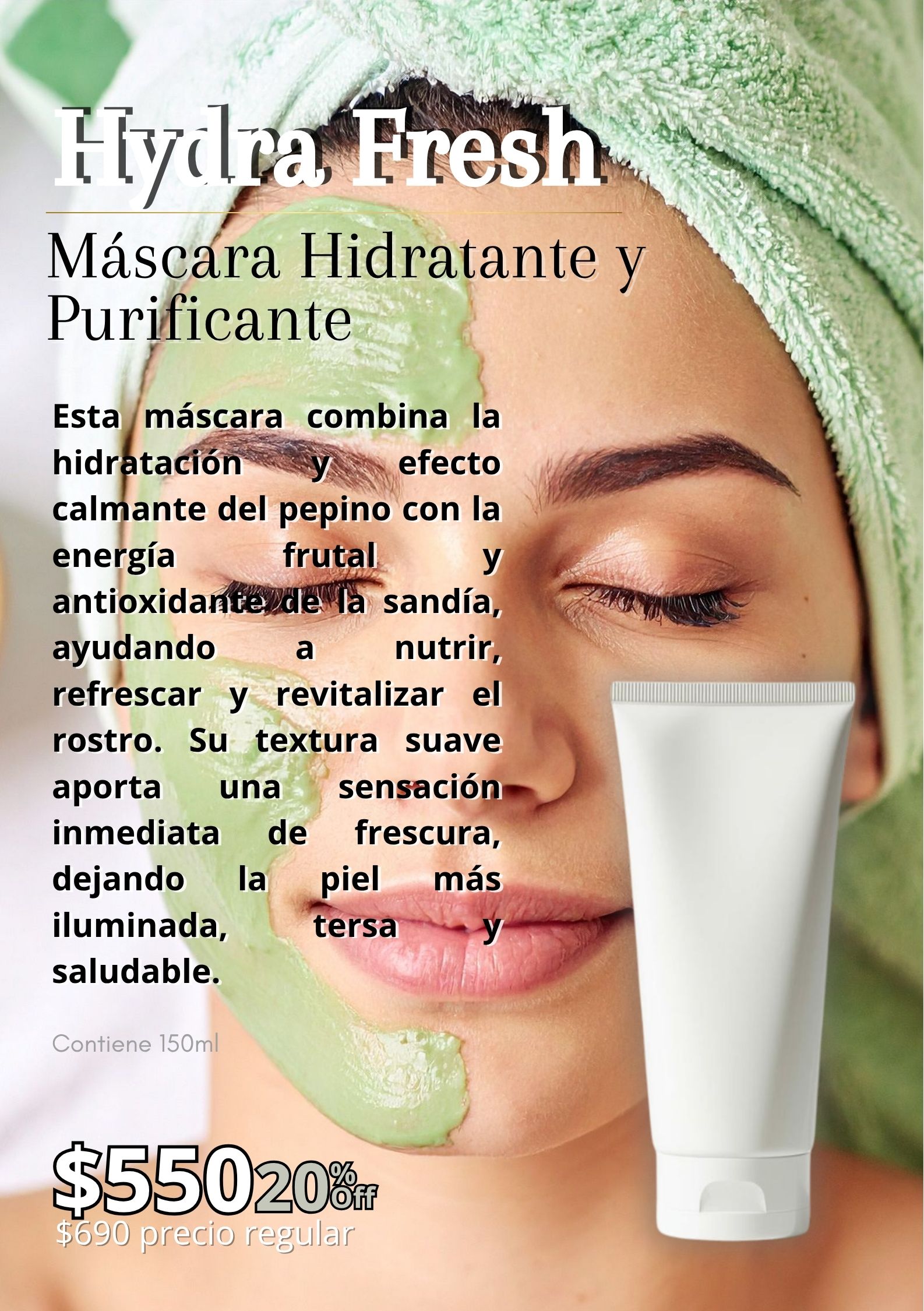 Hydra Fresh Máscara Hidratante — Vimaralis