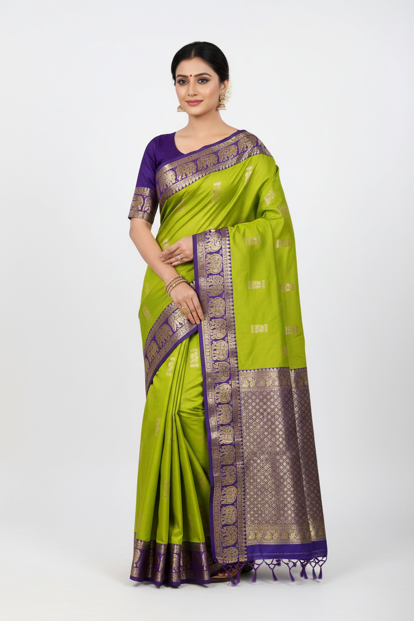 FANCY SEICO PATTU LILI PILI SAREES