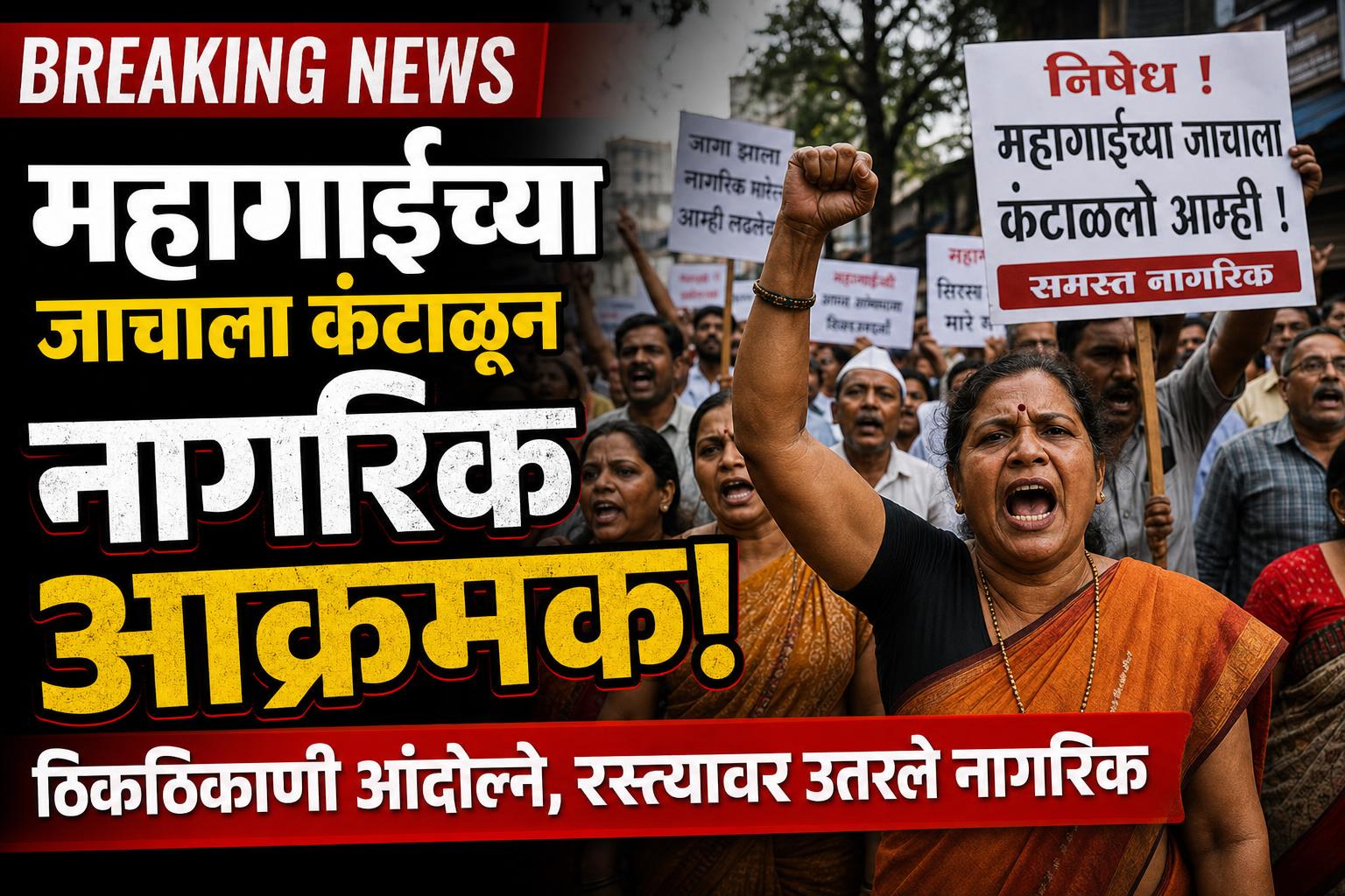 वरणगावमध्ये महाविकास आघाडीचे चक्काजाम; महागाई, बेरोजगारीवर सरकारविरोधात घोषणाबाजी