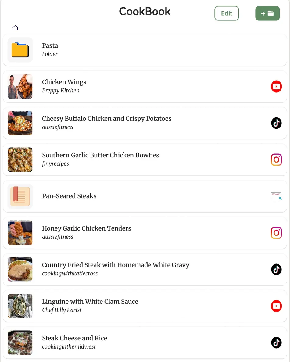 CookBuddy digital cookbook shown on an iPad