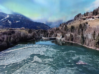 Alpes Lake - Cinematic, an interactive 3D Gaussian Splat by Nicki