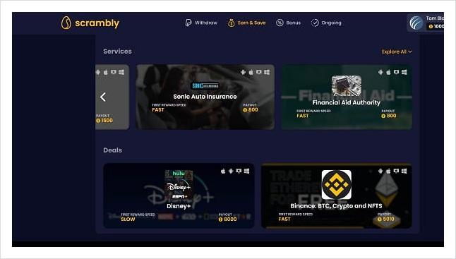 The deals dashboard had higher-value offers, but I only considered the ones with clear steps and a reason to try them.