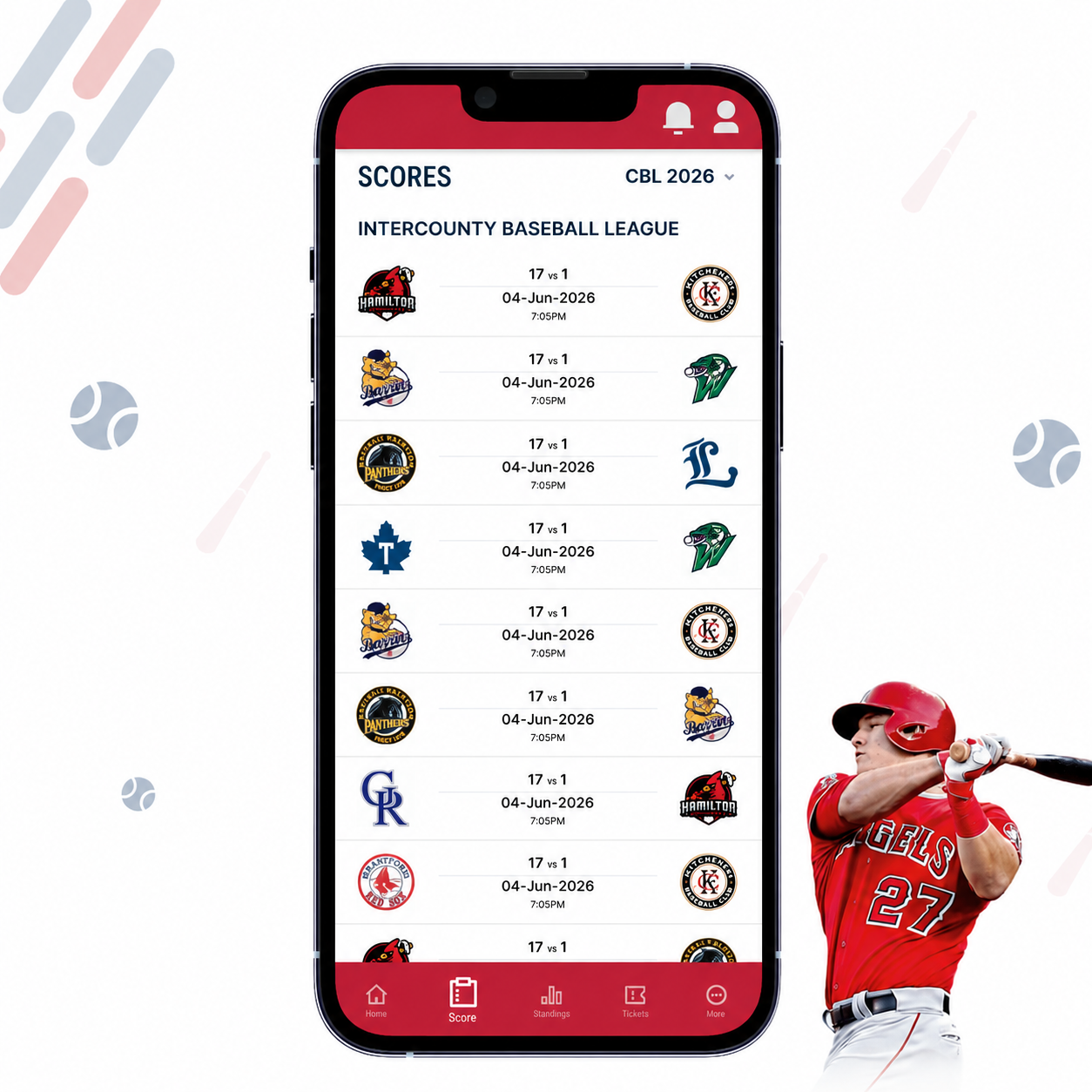 Baseball App screenshot 3
