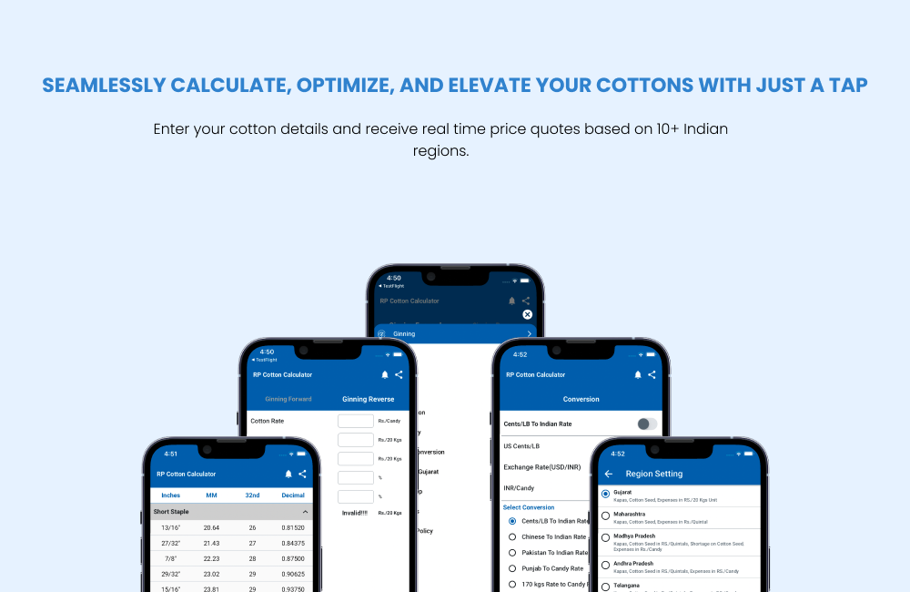 Cotton Rate App