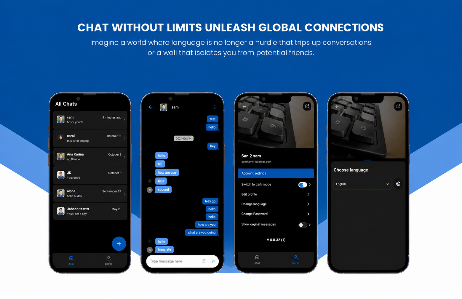 Translate Chat App