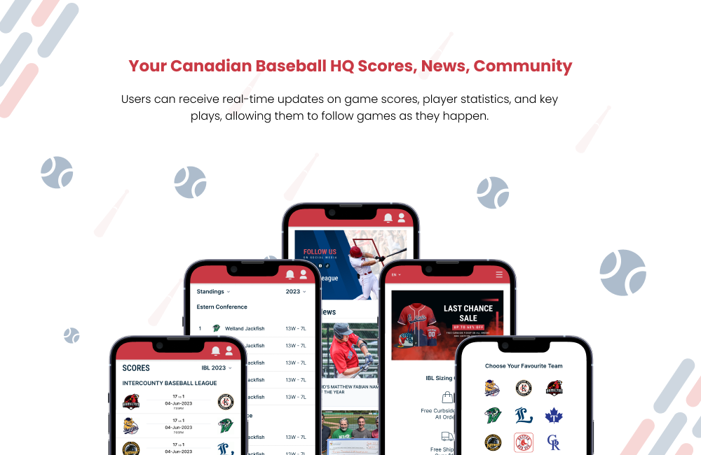 Baseball tournament App