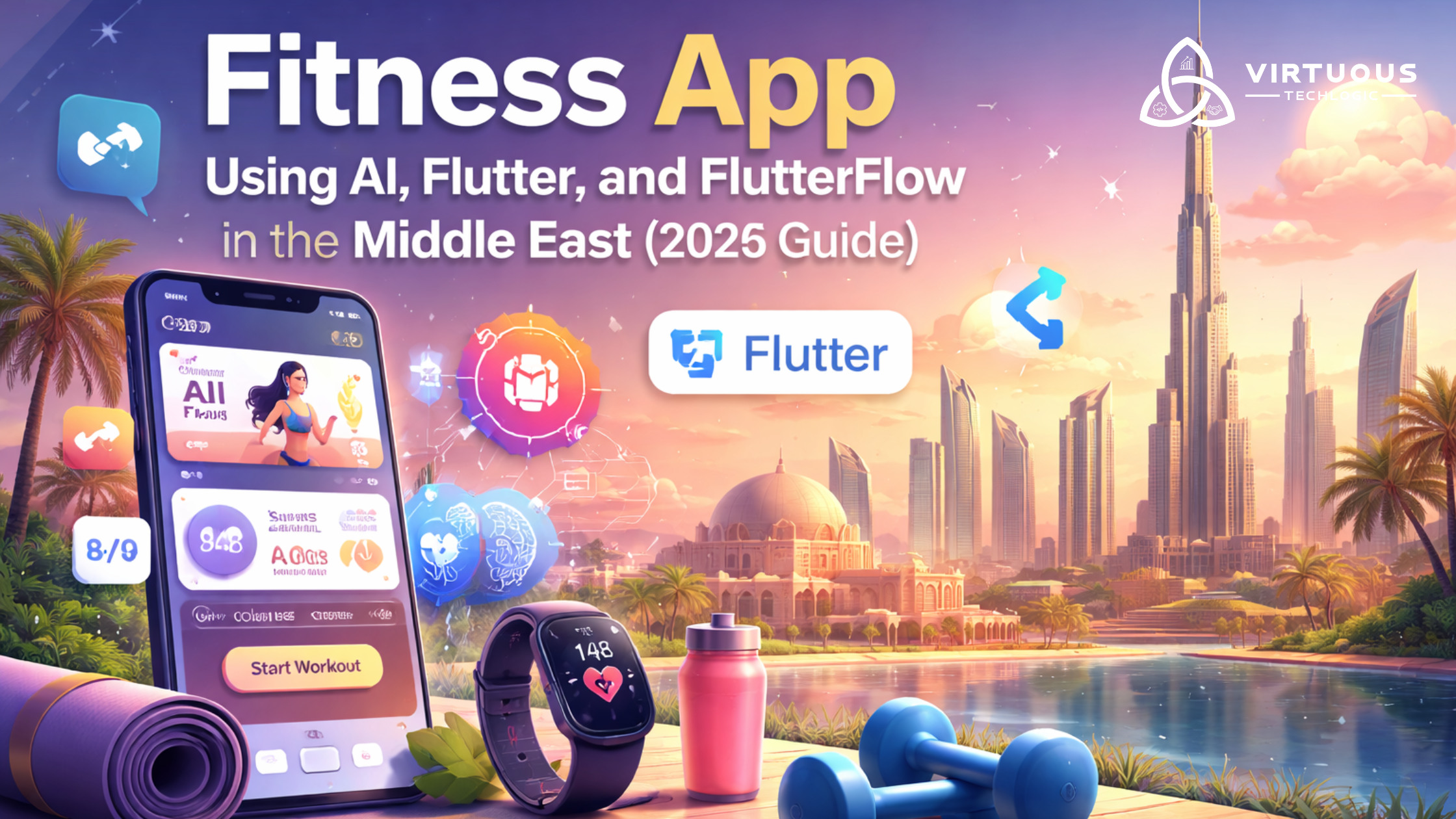 Fitness App Using AI, Flutter, and FlutterFlow in/for the Middle East (2026 Guide)