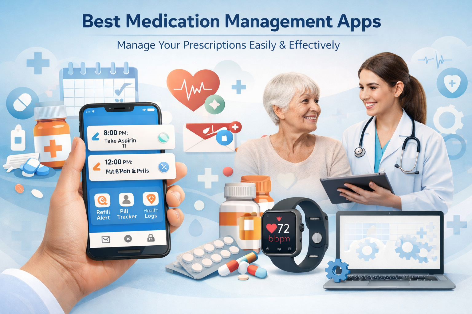 Best health care mobile apps for managing prescription medications