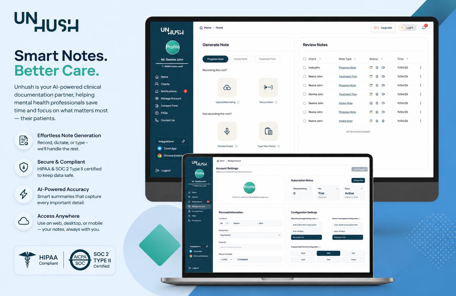 Mental Healthcare App