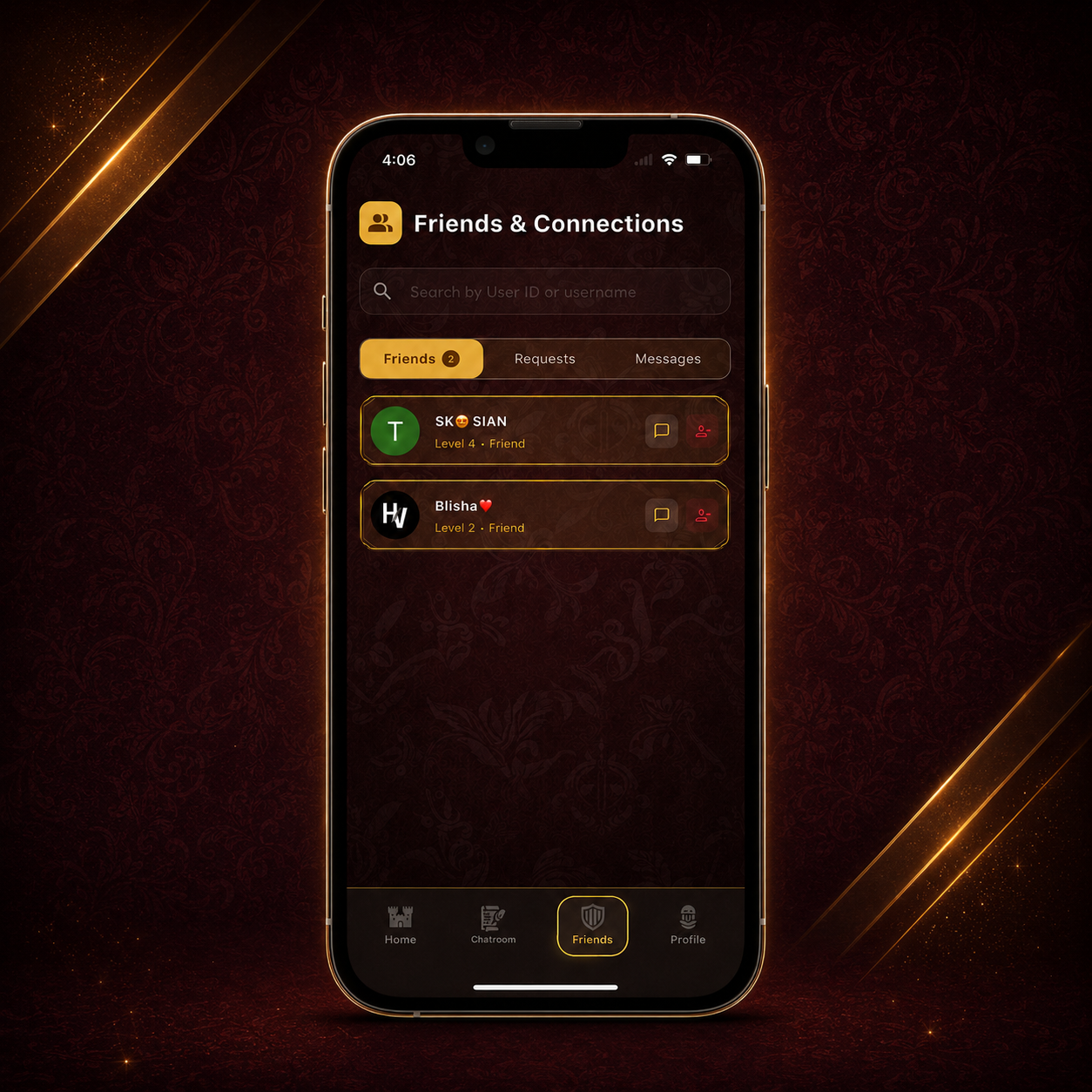Social Gaming App screenshot 6