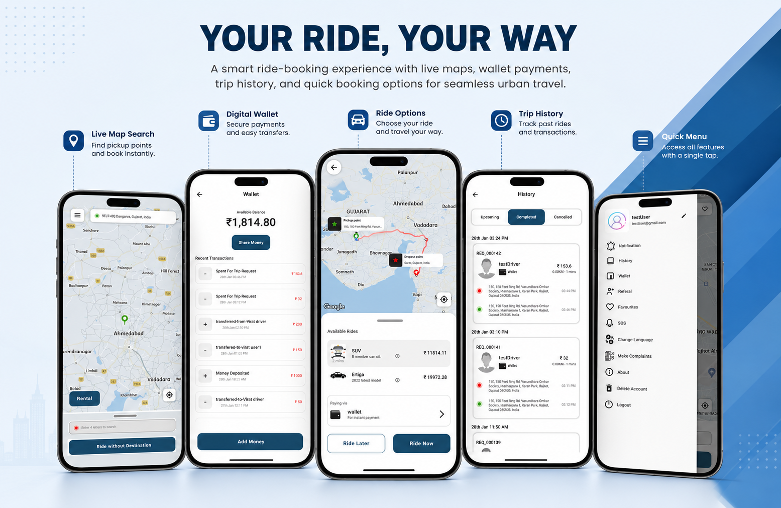 Cab Booking App