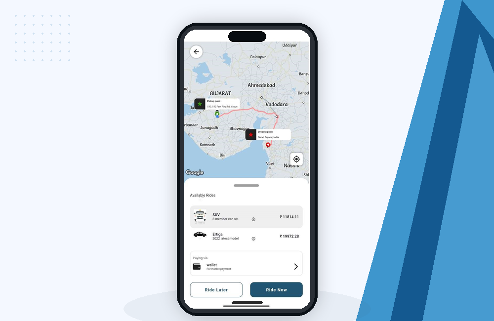 Cab Booking App screenshot 2