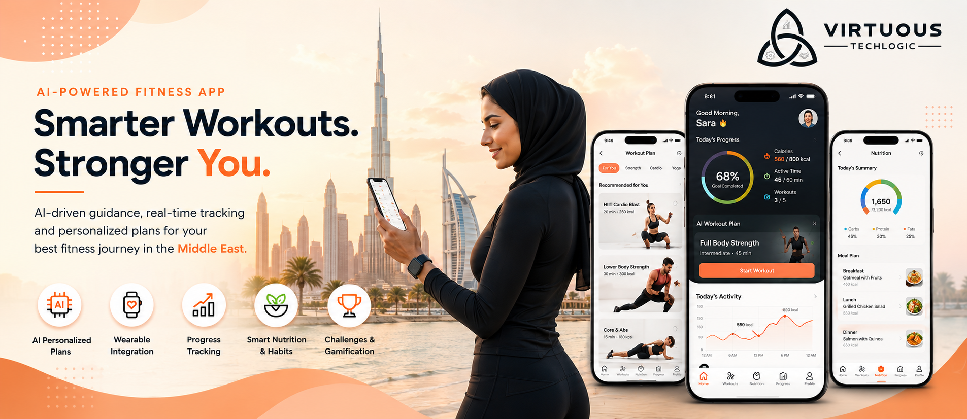 Fitness App Using AI, Flutter, and FlutterFlow in/for the Middle East (2026 Guide)