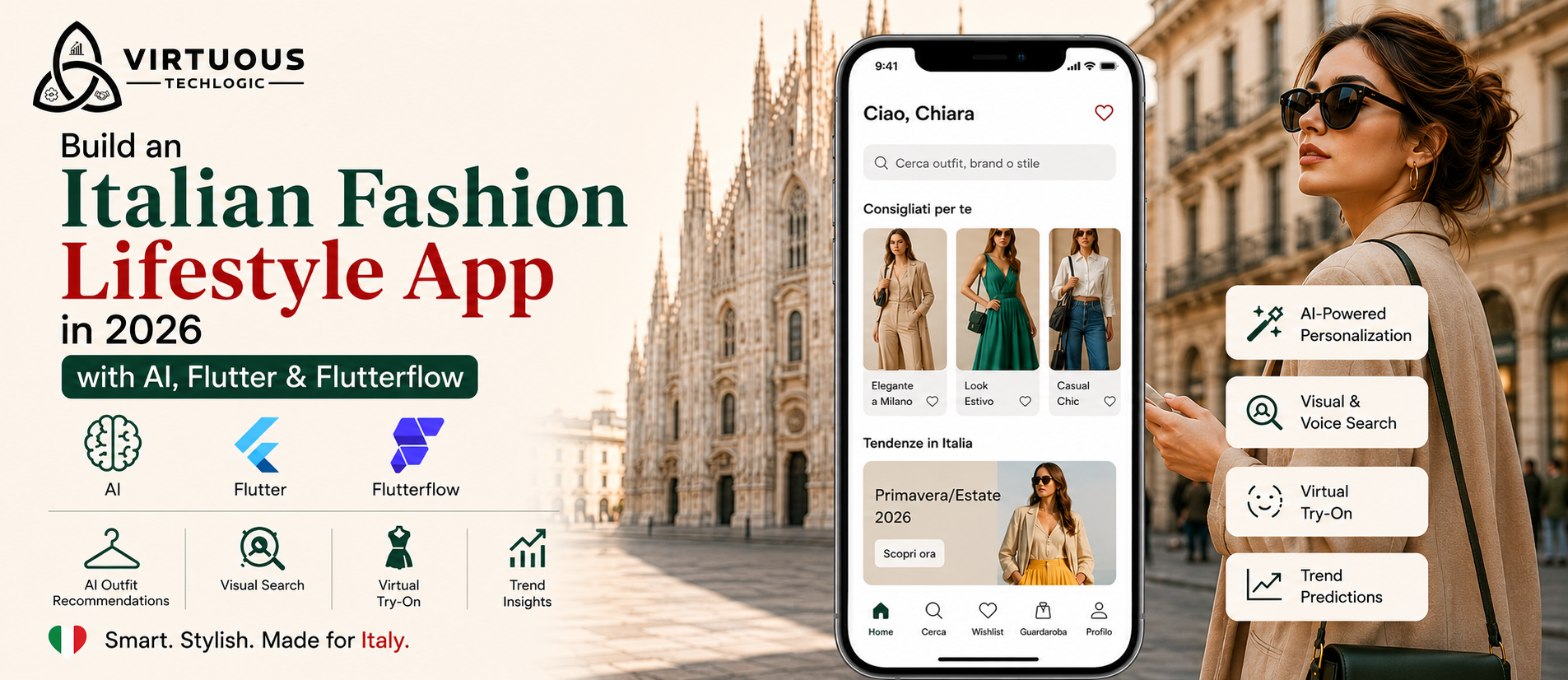 Fashion Lifestyle App Using AI, Flutter and Flutterflow in/for Italy (2026 Guide)
