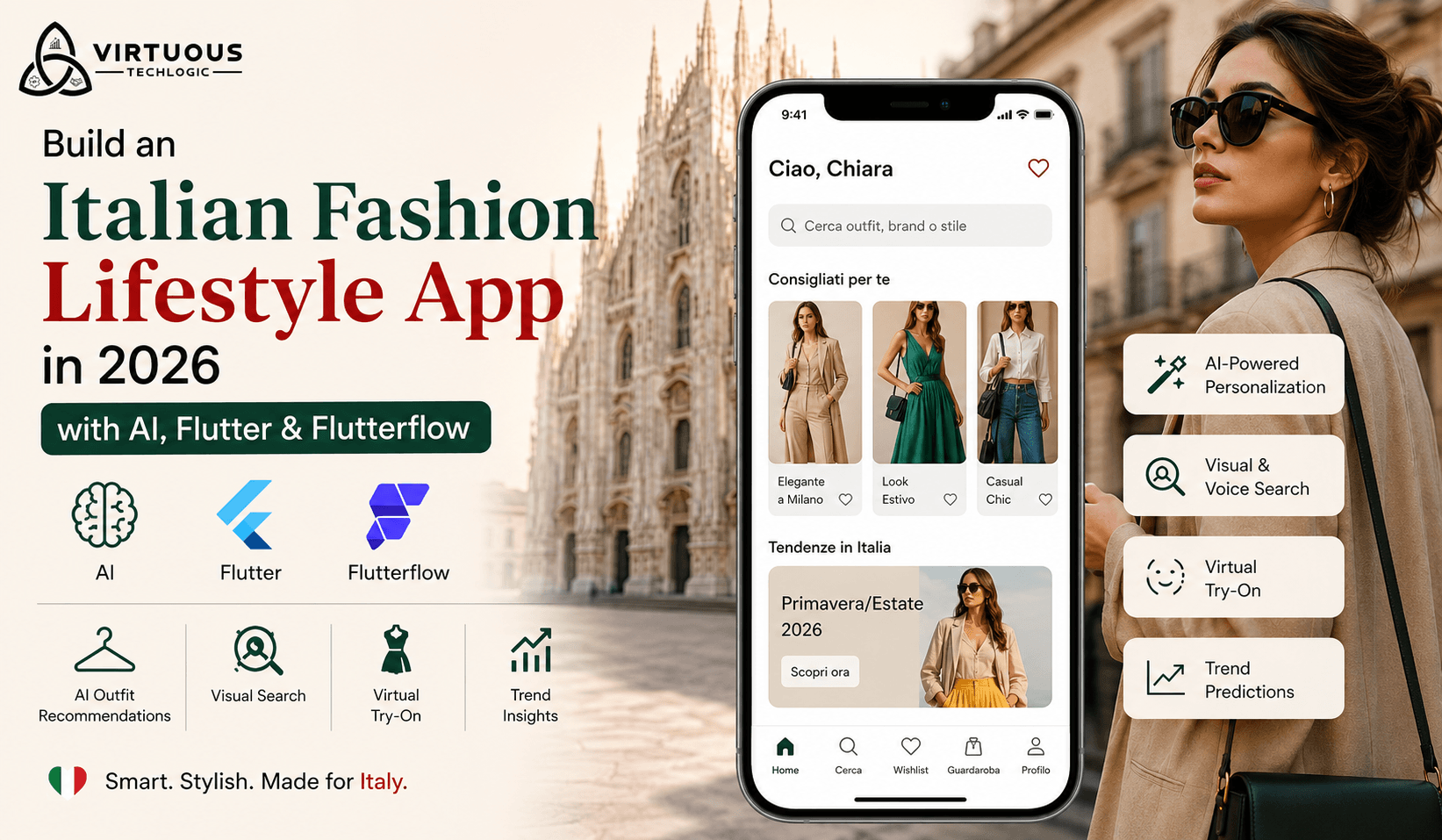 Fashion Lifestyle App Using AI, Flutter and Flutterflow in/for Italy (2026 Guide)