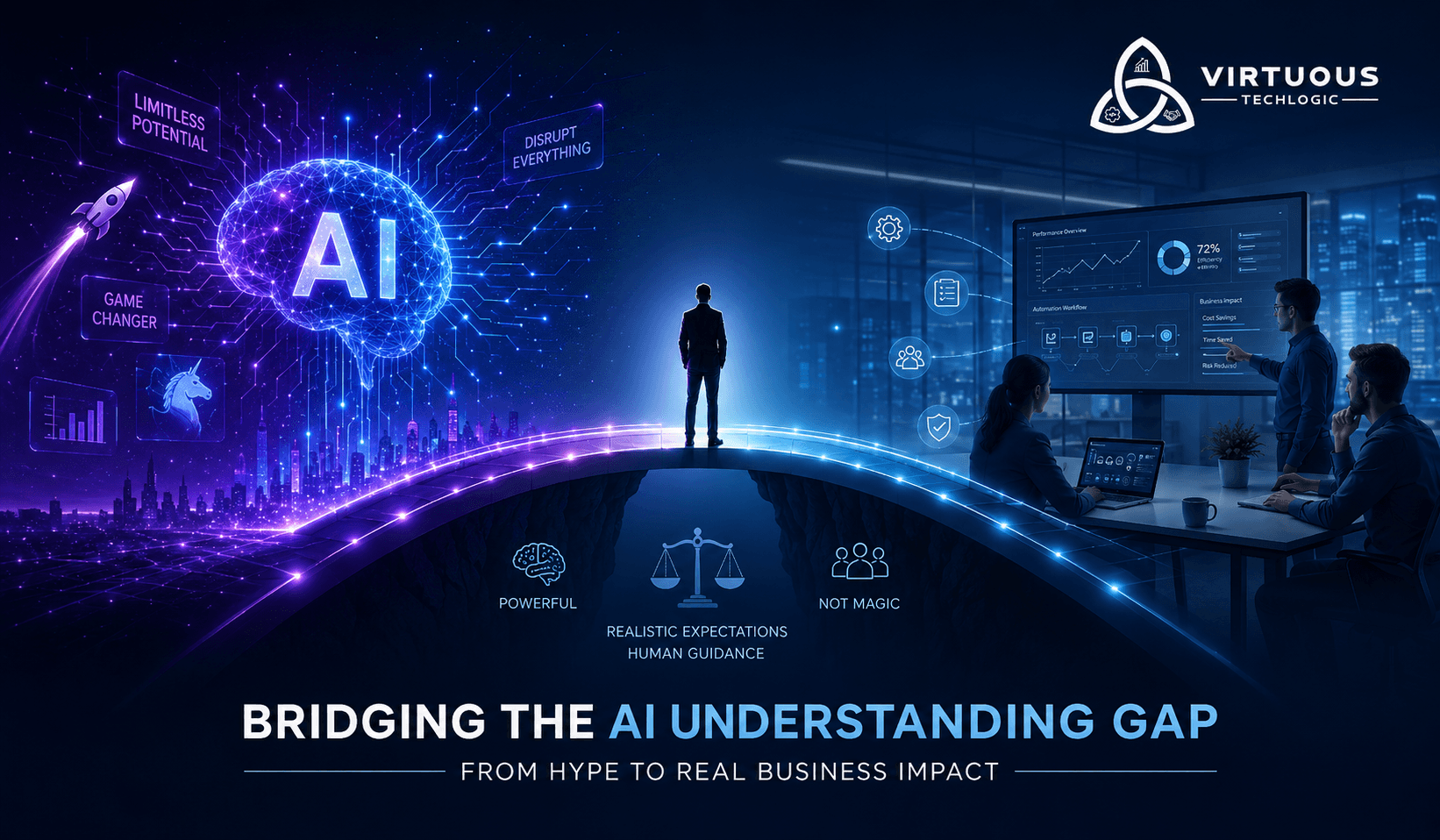 Why There’s a Big “Understanding Gap” About AI And How Virtuous Techlogic Helps Bridge It