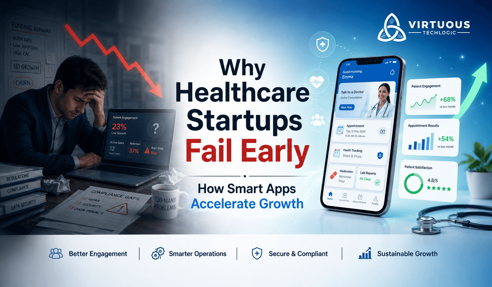 Healthcare Startups: Most Common Mistakes, The Fixes, and Real‑World Success