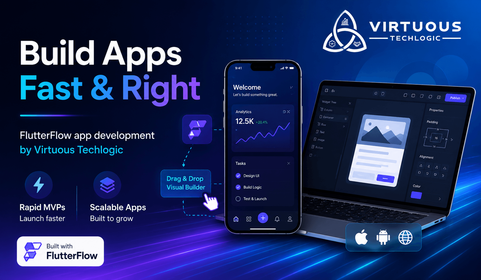 Top FlutterFlow Agency: How Virtuous TechLogic Builds Powerful Apps Fast