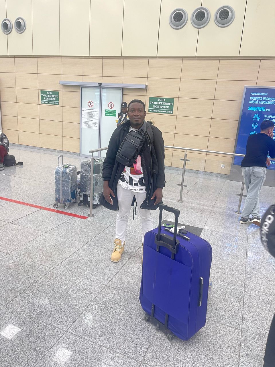 Arrive de Mr Pierre