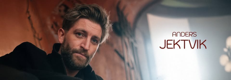 May be an image of one or more people, beard and text that says 'ANDERS JEKTVIK'