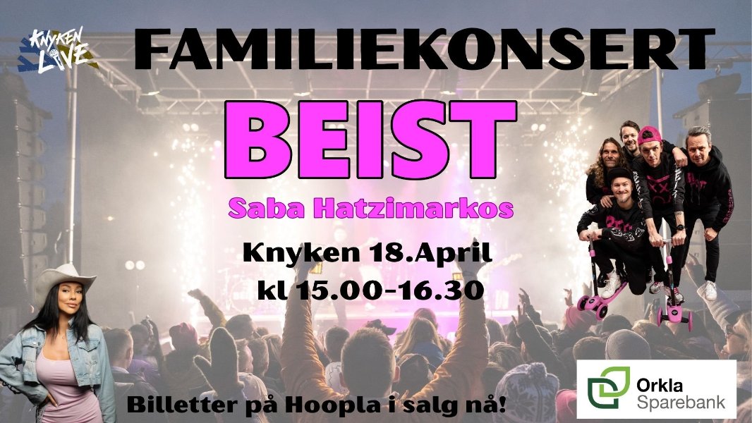 Familiekonserten presenteres av Orkla Sparebank