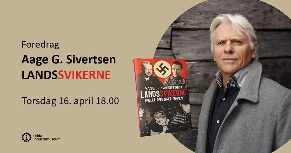 Plakat for arrangementet Landssvikerne