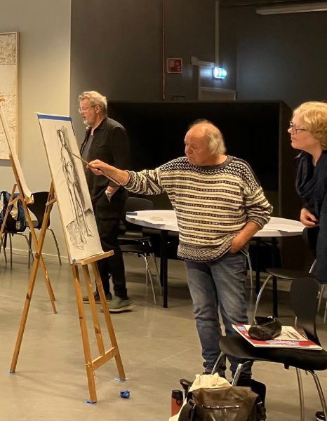 KUNSTLØYPA I ORKLAND 2026 Kurs i akttegning 26. og 27. sept. i Kuben